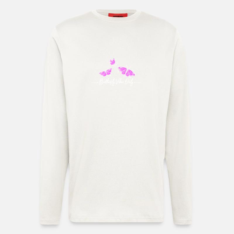 Butterfly vibes only - Langarmshirt - made by SPREAD - OFF WHITE