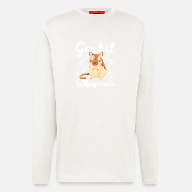 Gerbil whisperer - Longsleeve - made by SPREAD  - OFF WHITE