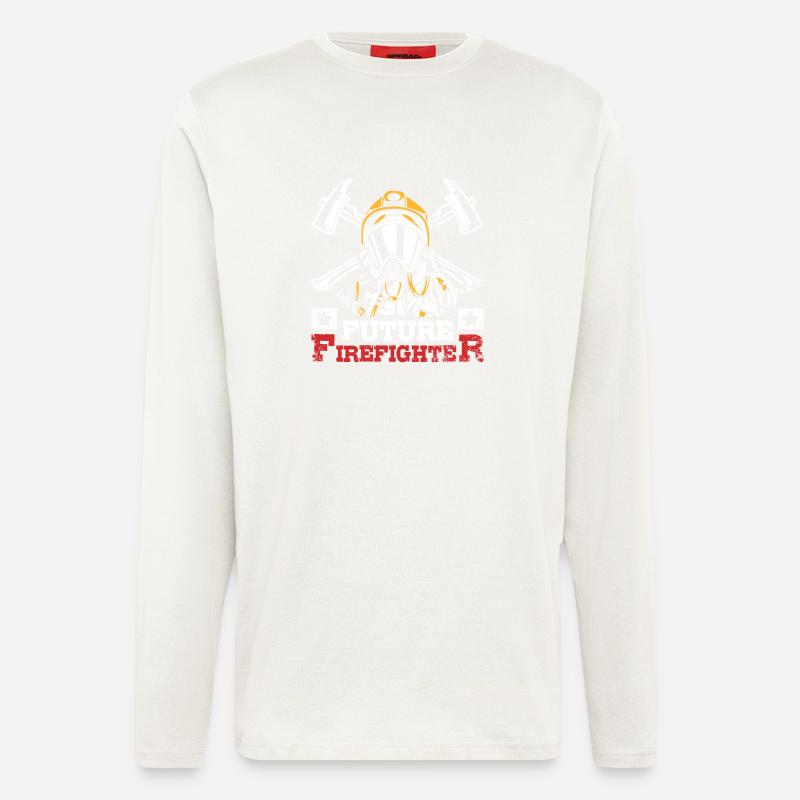 Future firefighter - Longsleeve - made by SPREAD  - OFF WHITE
