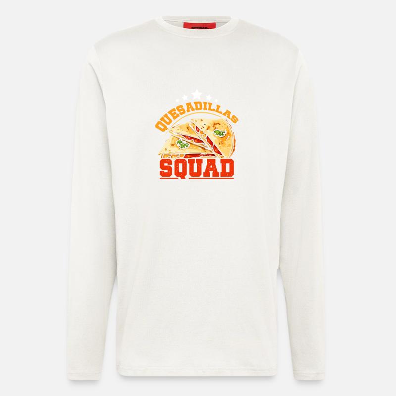 Quesadillas squad - Langarmshirt - made by SPREAD - OFF WHITE