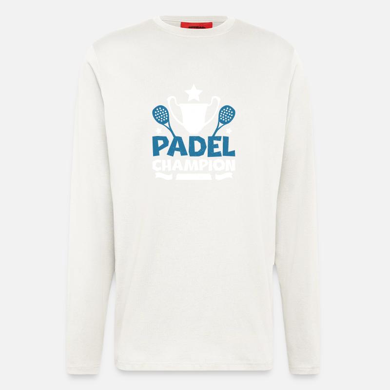 Padel champion - Langarmshirt - made by SPREAD  - OFF WHITE