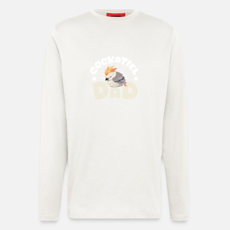 Cockatiel dad - Langarmshirt - made by SPREAD - OFF WHITE
