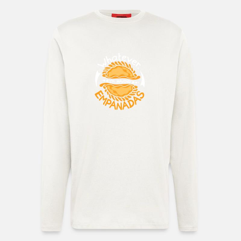 whatever I'm having empanadas - Longsleeve - made by SPREAD  - OFF WHITE