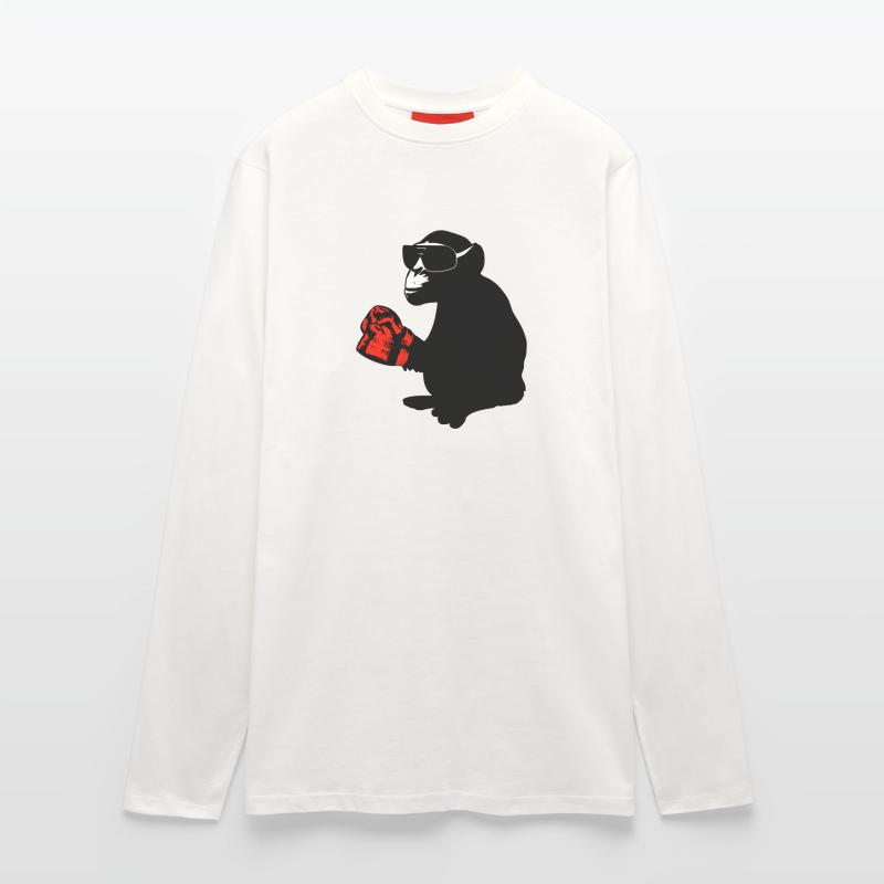 boxer monkey Langarmshirt - made by SPREAD 