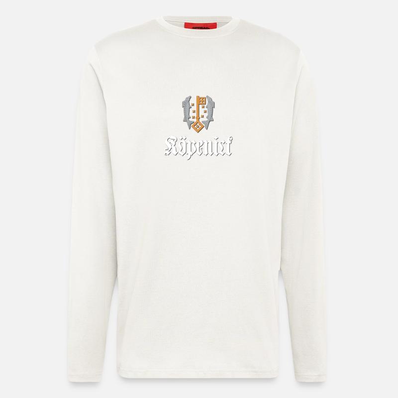 koepenick_wappen_light - Langarmshirt - made by SPREAD  - OFF WHITE