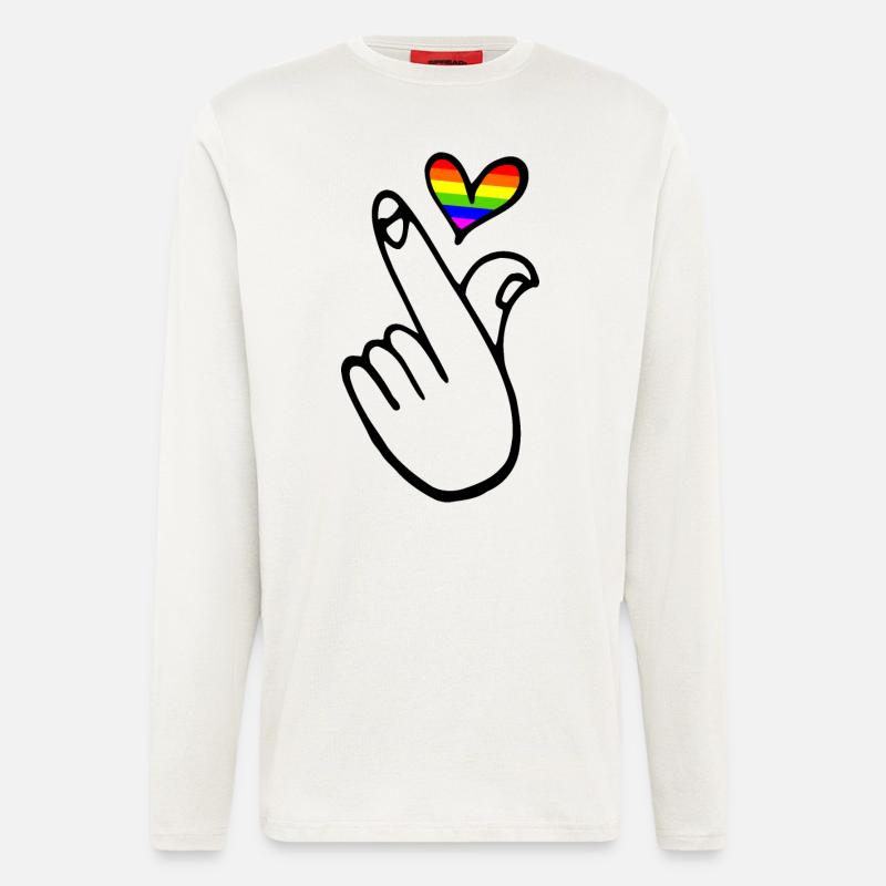 Lgbt - Langarmshirt - made by SPREAD - OFF WHITE
