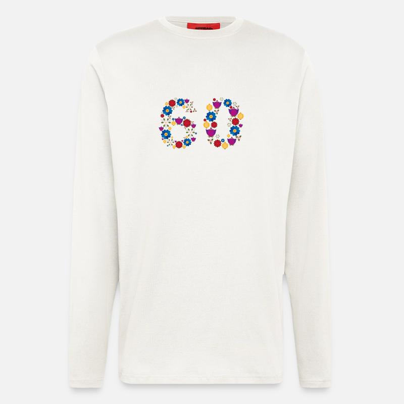 Flowers 60 - Langarmshirt - made by SPREAD  - OFF WHITE
