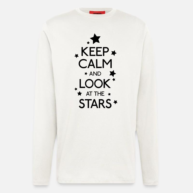 Keep Calm Stars - Langarmshirt - made by SPREAD  - OFF WHITE