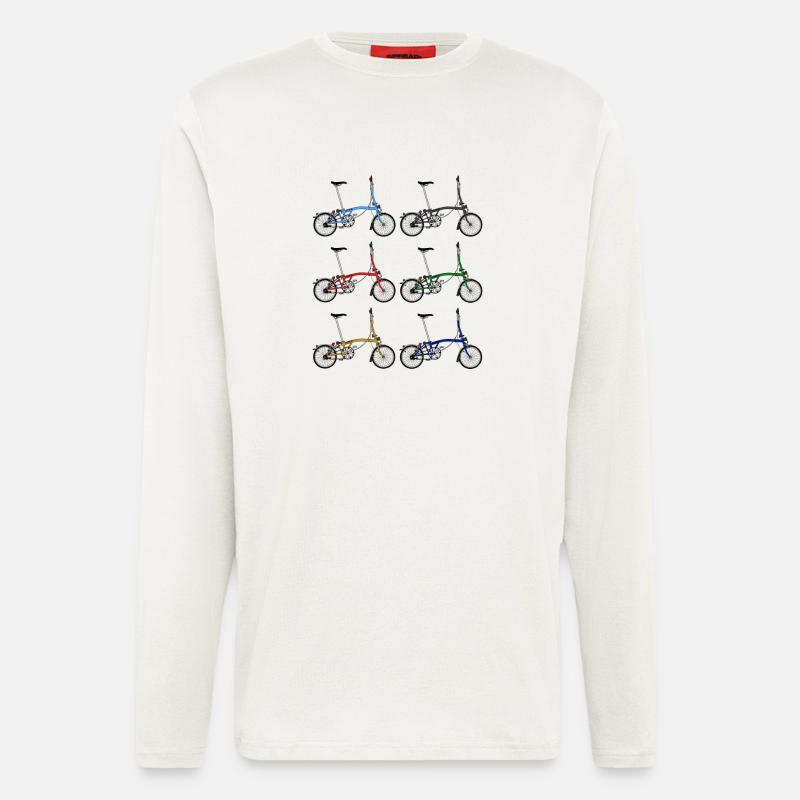 Brompton Bikes - Langarmshirt - made by SPREAD  - OFF WHITE