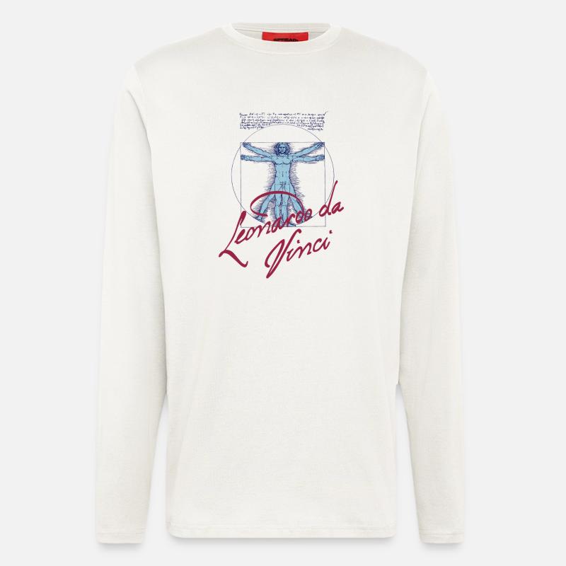 LEONARDO DA VINCI - Langarmshirt - made by SPREAD  - OFF WHITE