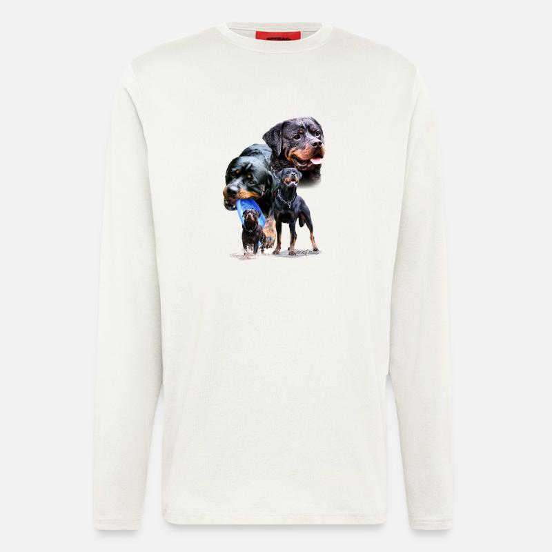 Hunde - Langarmshirt - made by SPREAD  - OFF WHITE