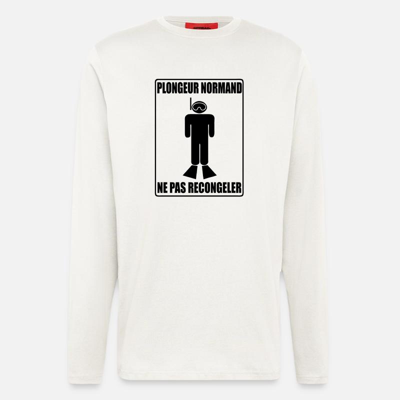 Diver Normand - Langarmshirt - made by SPREAD  - OFF WHITE