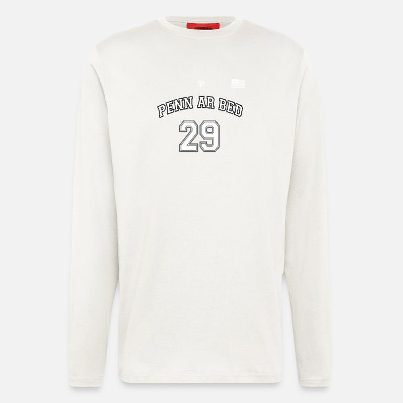penn_ar_bed1 - Langarmshirt - made by SPREAD  - OFF WHITE