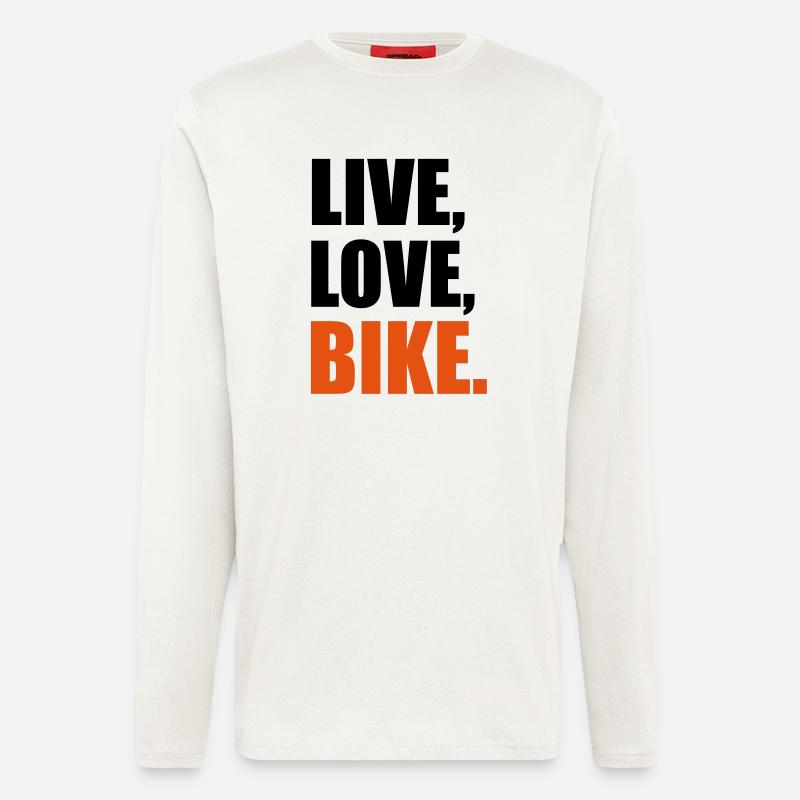 Fahrrad - Langarmshirt - made by SPREAD  - OFF WHITE