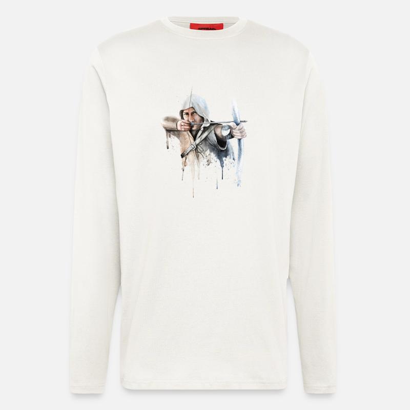 Schütze - Langarmshirt - made by SPREAD  - OFF WHITE
