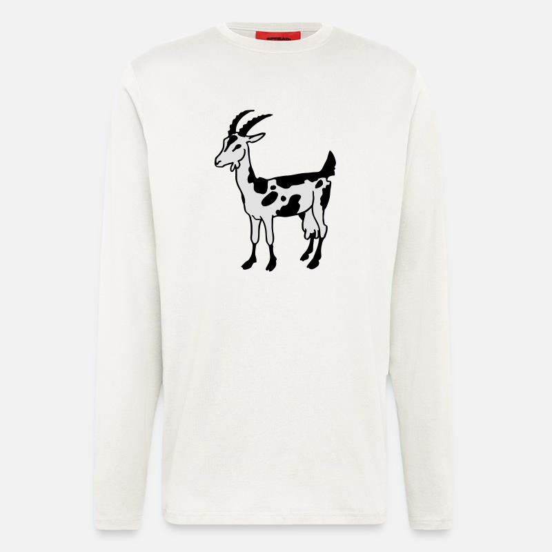 Ziege - Langarmshirt - made by SPREAD  - OFF WHITE