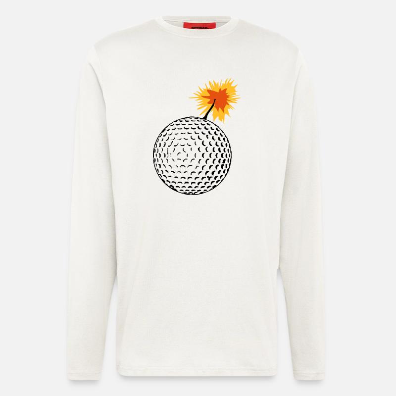 golfbombe - Langarmshirt - made by SPREAD  - OFF WHITE