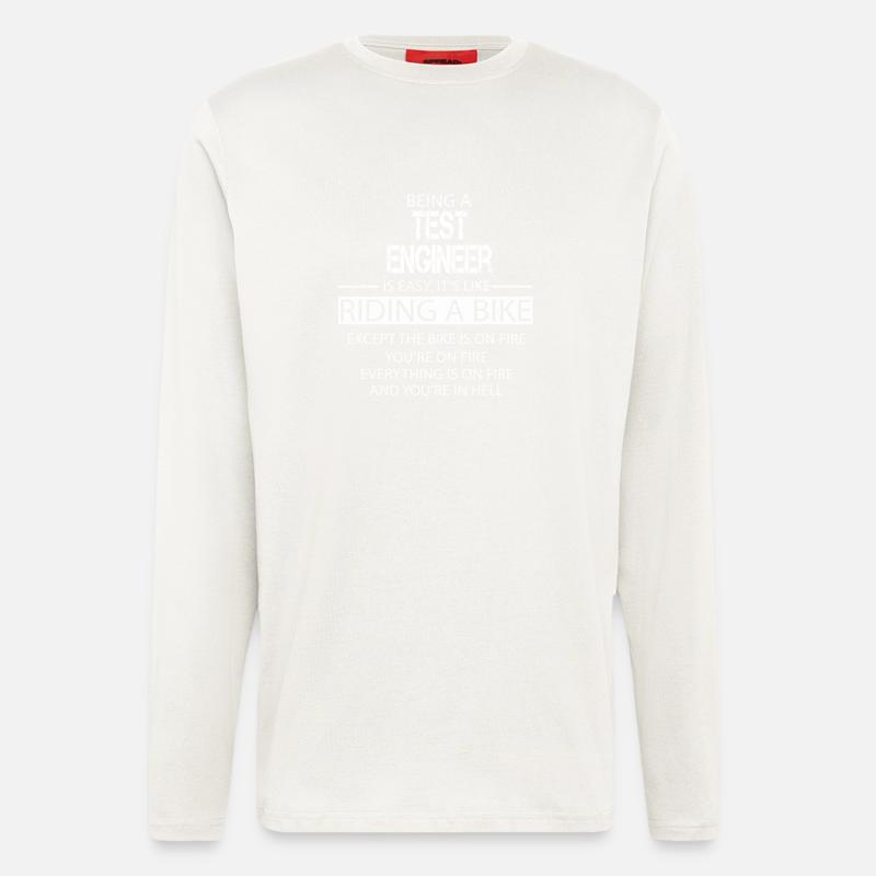 Test Engineer - Longsleeve - made by SPREAD  - OFF WHITE