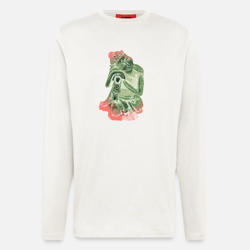 Buddha - Langarmshirt - made by SPREAD  - OFF WHITE