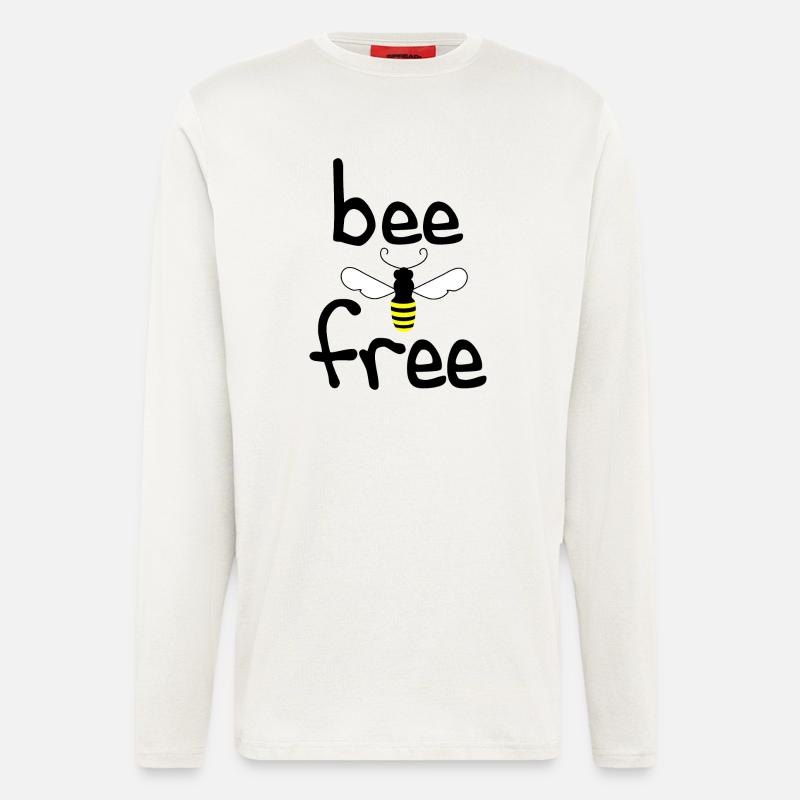 Bee free - Langarmshirt - made by SPREAD  - OFF WHITE