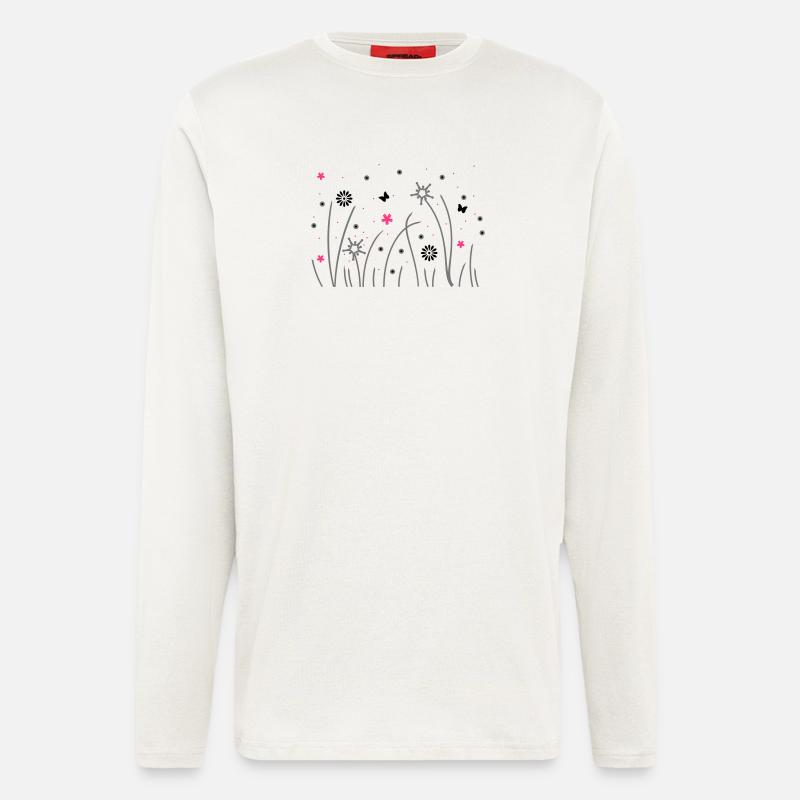 grashalme - Langarmshirt - made by SPREAD - OFF WHITE