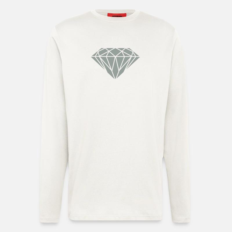 diamant - Longsleeve - made by SPREAD  - OFF WHITE