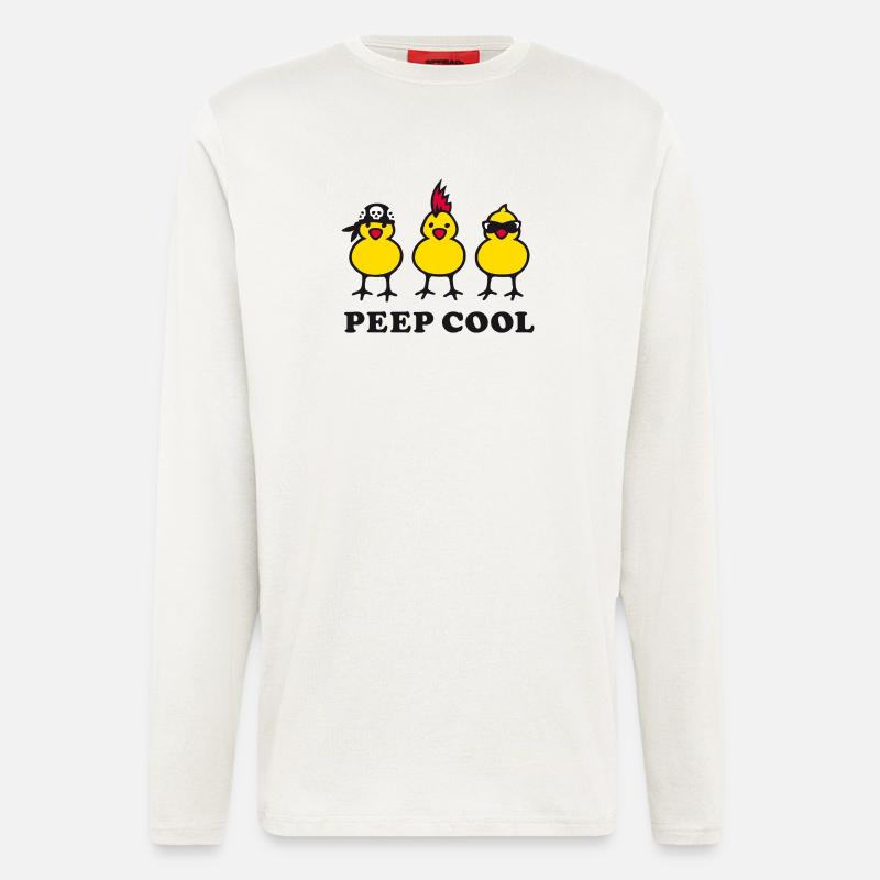 Peep Cool - Langarmshirt - made by SPREAD  - OFF WHITE