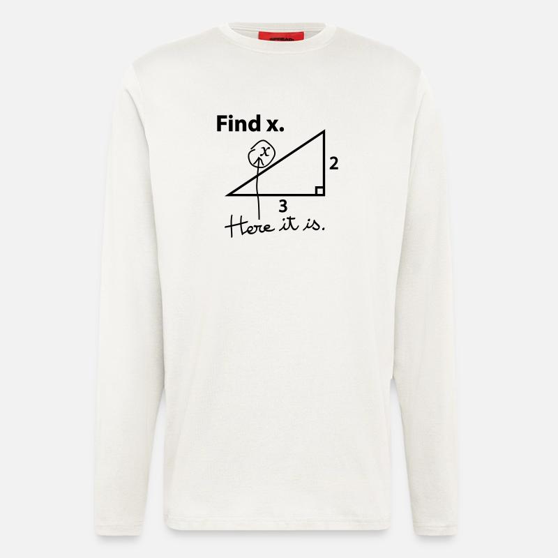 Find X. - Longsleeve - made by SPREAD  - OFF WHITE
