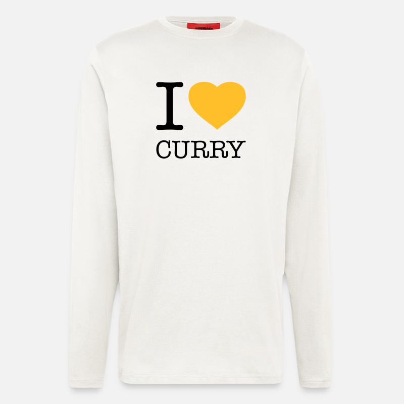 I LOVE CURRY - Langarmshirt - made by SPREAD  - OFF WHITE