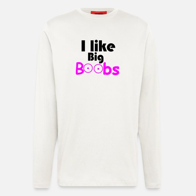 Große Brüste - Langarmshirt - made by SPREAD  - OFF WHITE