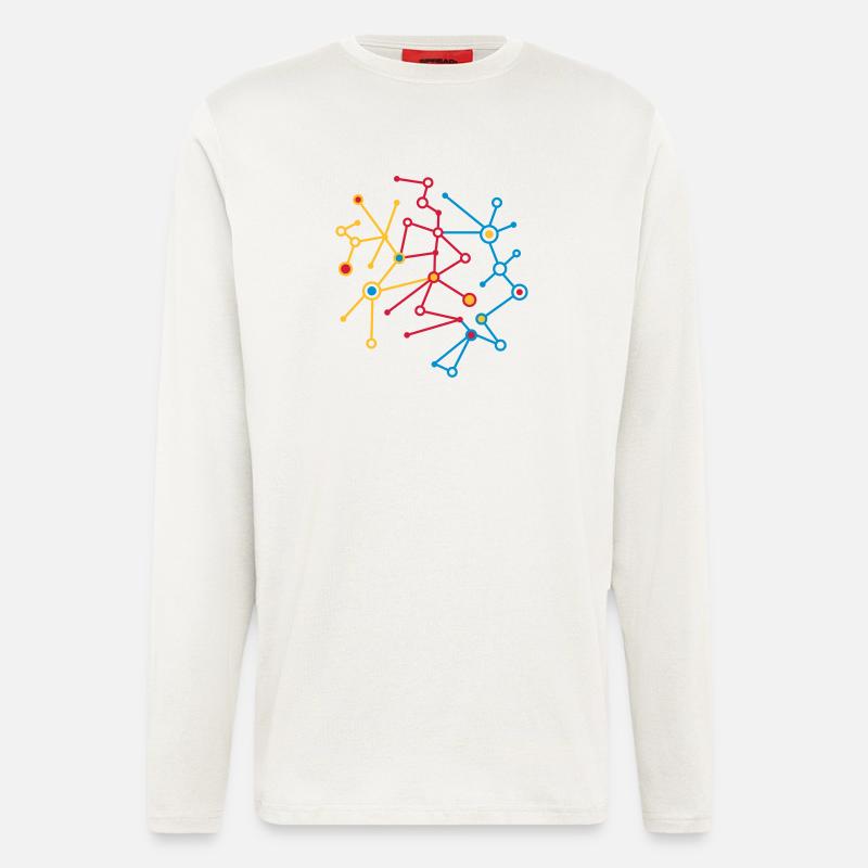 molecular pattern - Longsleeve - made by SPREAD  - OFF WHITE