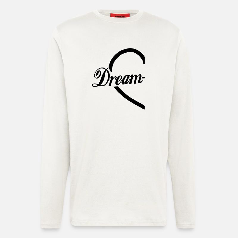 Dream-Team Herz - Langarmshirt - made by SPREAD  - OFF WHITE