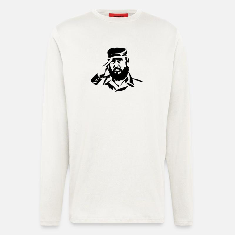 Fidel Alejandro Castro Ruz - Langarmshirt - made by SPREAD  - OFF WHITE