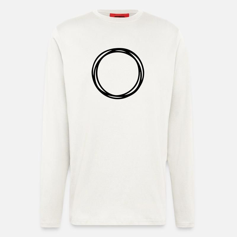 Circles and circles - Longsleeve - made by SPREAD - OFF WHITE