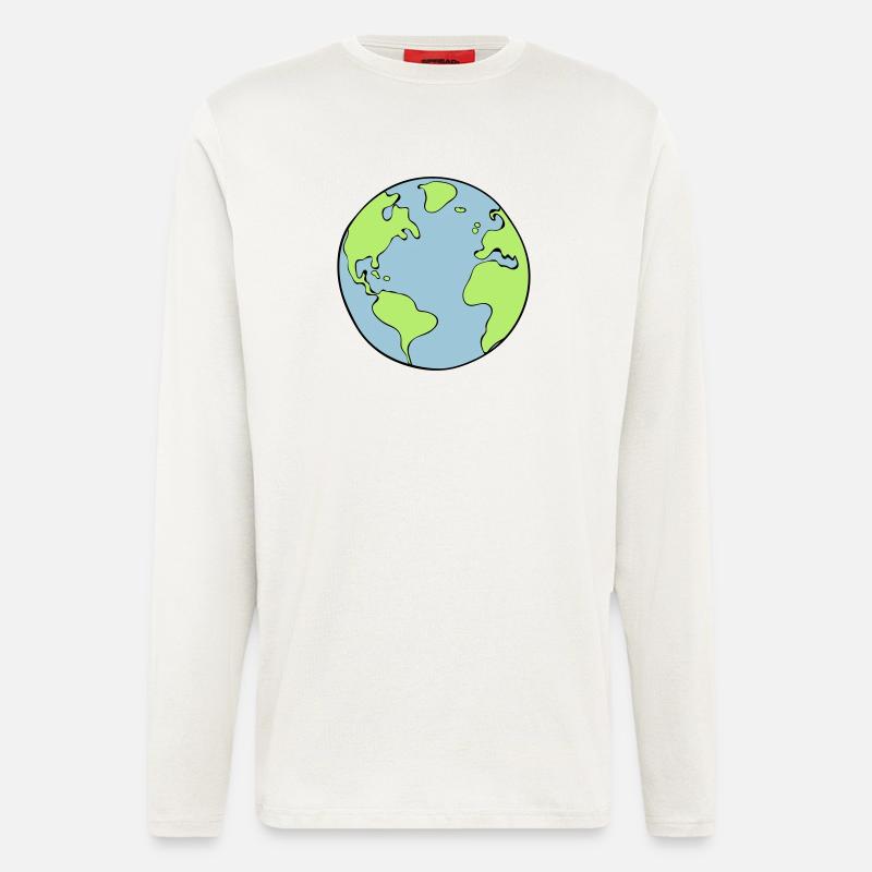 Erde - Langarmshirt - made by SPREAD  - OFF WHITE
