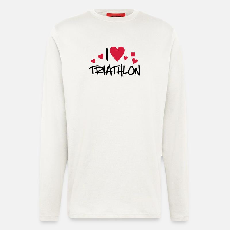 triathlon - Longsleeve - made by SPREAD  - OFF WHITE