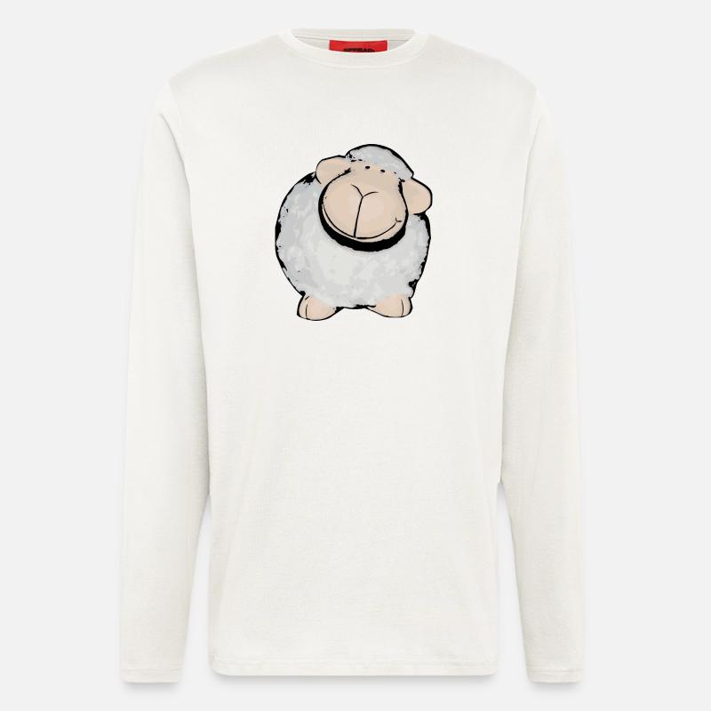 Schaf - Langarmshirt - made by SPREAD  - OFF WHITE