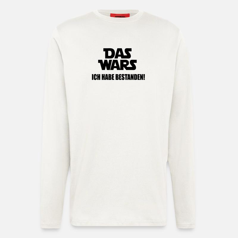 Das wars bestanden - Langarmshirt - made by SPREAD - OFF WHITE