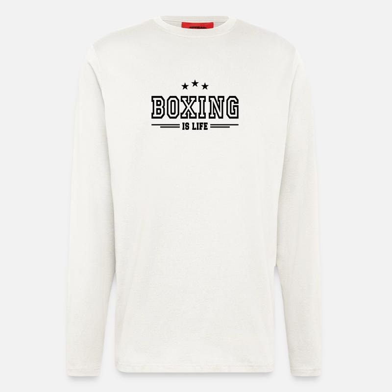 Boxing is life 2 - Longsleeve - made by SPREAD  - OFF WHITE