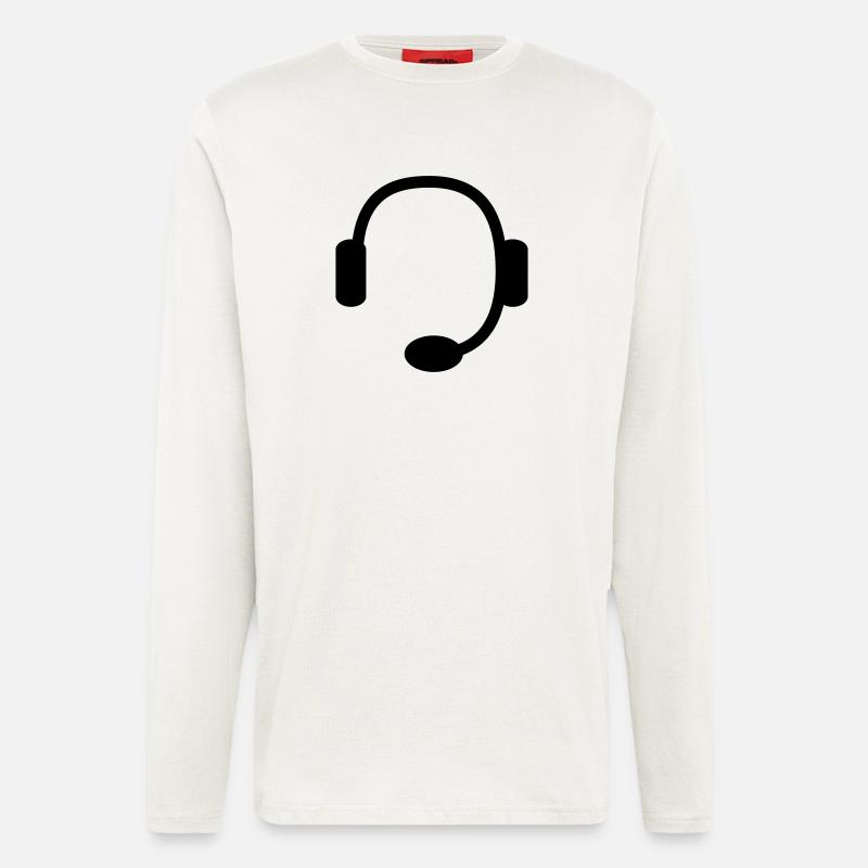 headset - Longsleeve - made by SPREAD  - OFF WHITE