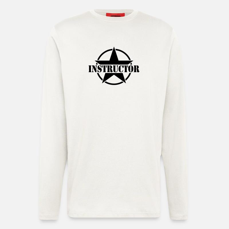 Instructor | Instruction - Longsleeve - made by SPREAD  - OFF WHITE
