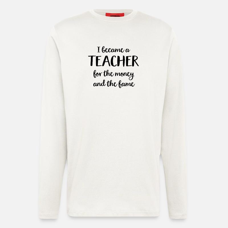 Lehrer - Langarmshirt - made by SPREAD  - OFF WHITE