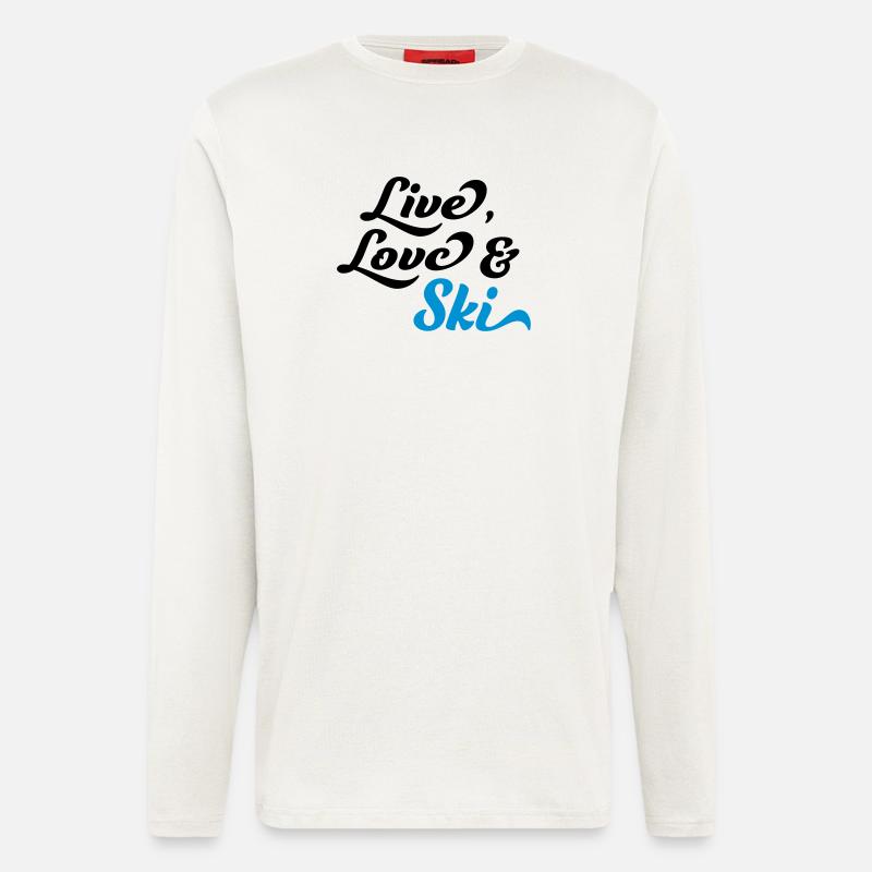 ski - Longsleeve - made by SPREAD  - OFF WHITE