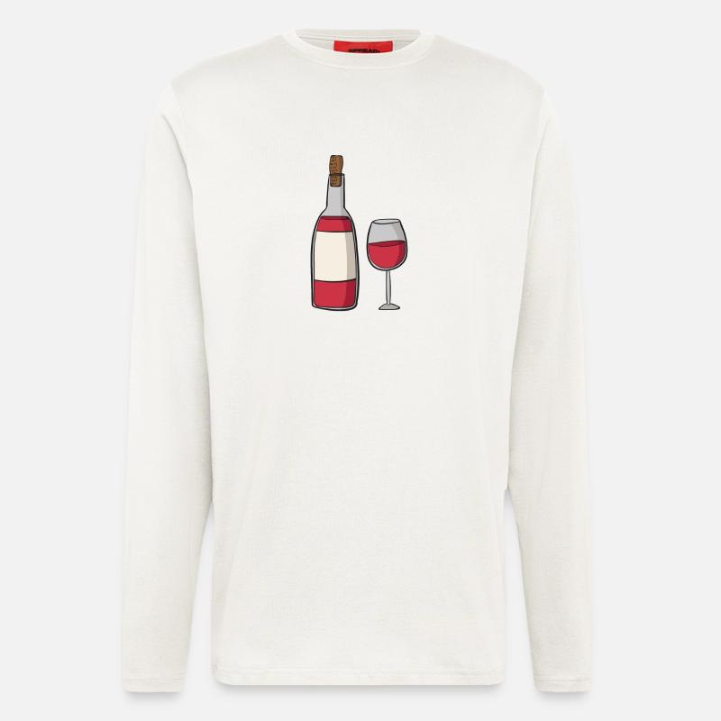 wine - Langarmshirt - made by SPREAD  - OFF WHITE