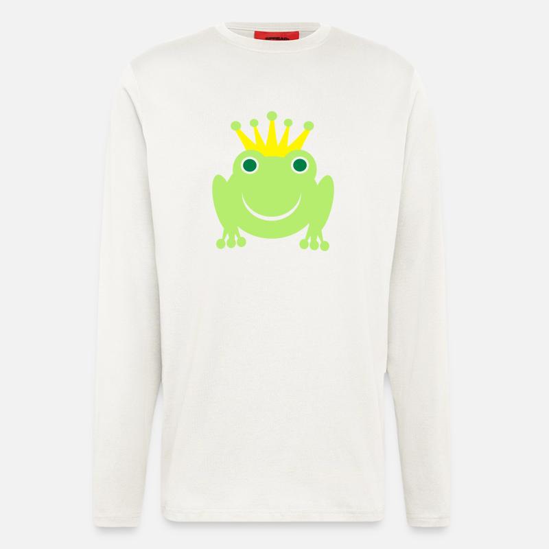 Froschkönig - Langarmshirt - made by SPREAD  - OFF WHITE