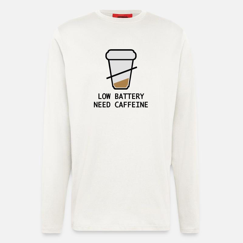 Kaffee - Langarmshirt - made by SPREAD  - OFF WHITE
