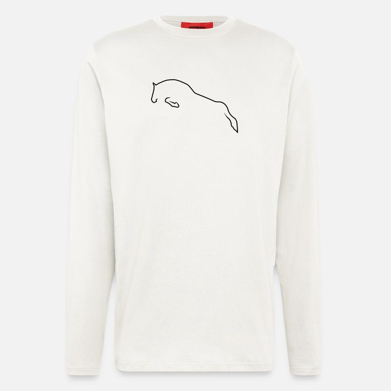 Springpferd - Langarmshirt - made by SPREAD  - OFF WHITE