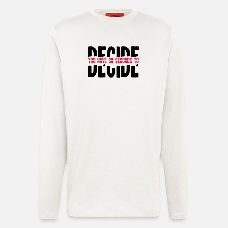 2541614 15682855 decide - Longsleeve - made by SPREAD  - OFF WHITE