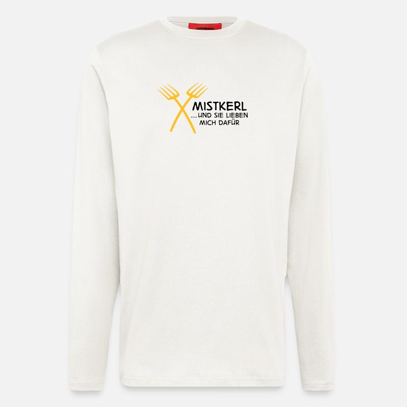 2541614 15142795 mistkerl - Langarmshirt - made by SPREAD  - OFF WHITE