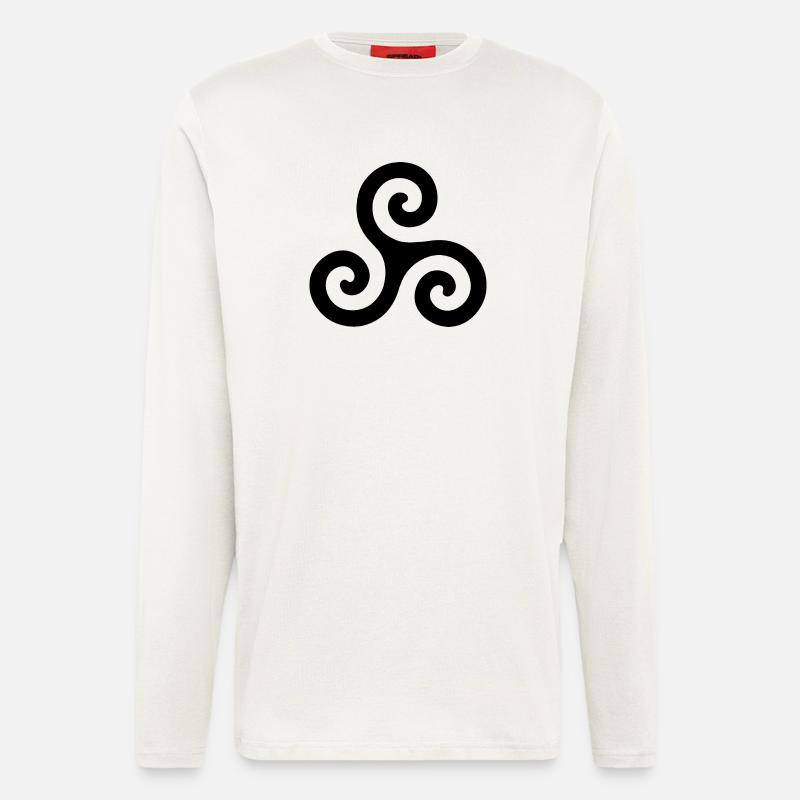 triskele - Langarmshirt - made by SPREAD  - OFF WHITE